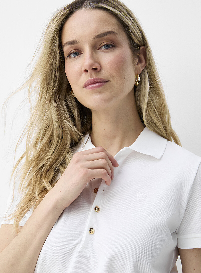 Golden buttons polo shirt product image 2