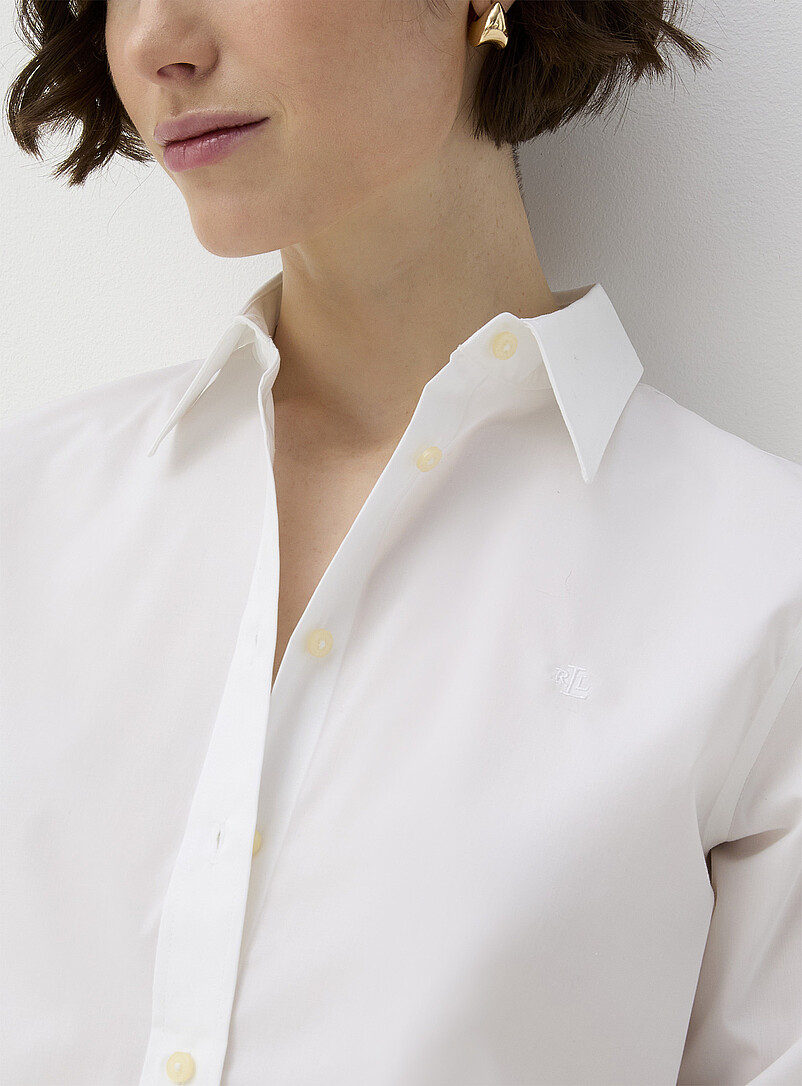 Solid poplin shirt product image 2