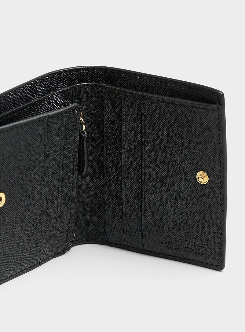 Textured leather bi-fold miniwallet product image 2