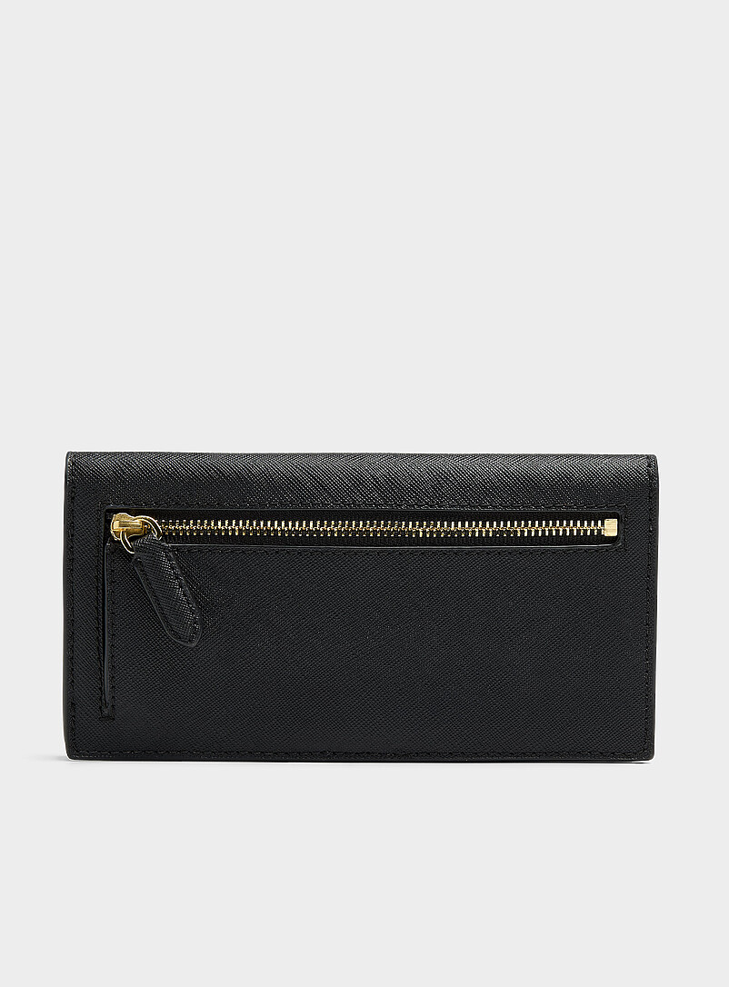 Textured leather bi-fold wallet product image 2