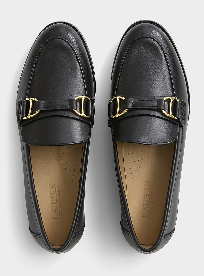 Tasha equestrian strap leather loafers product image 3