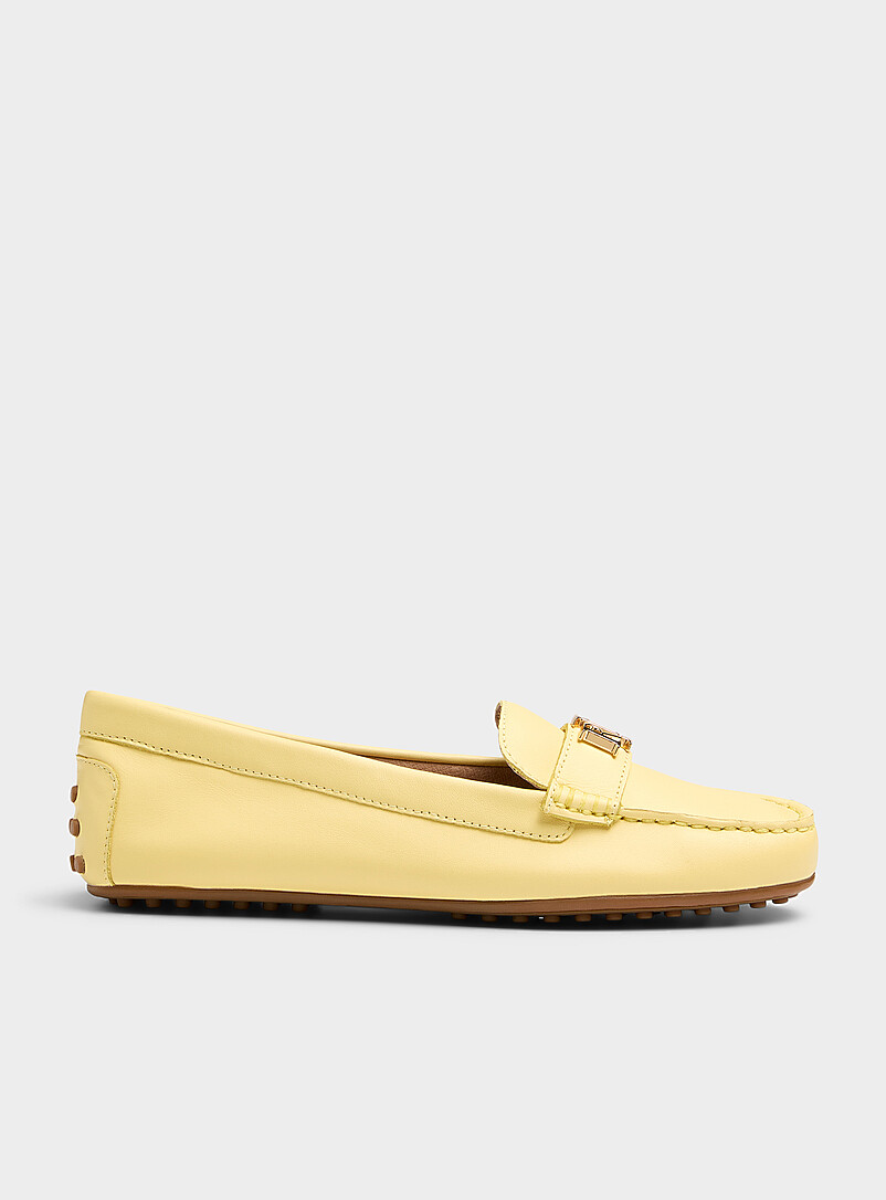 Barnsbury Lemon Leather Loafers Women