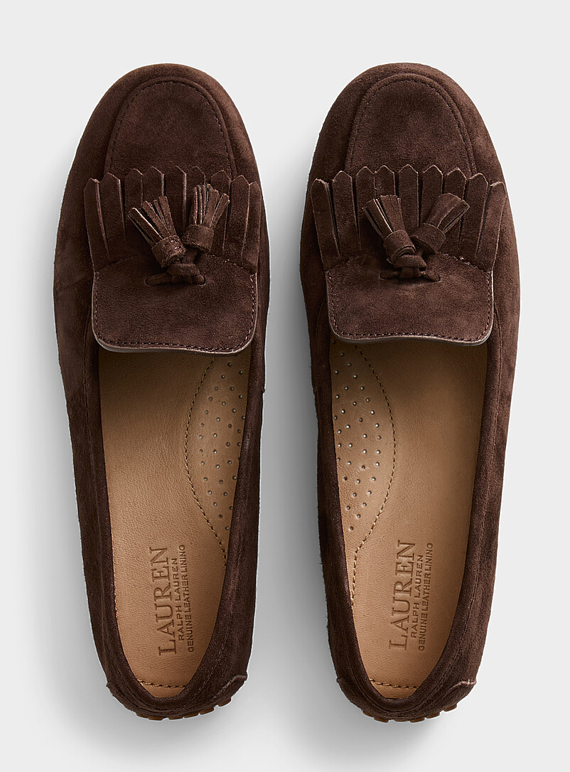 Cacao Tayte fringed suede loafers Women product image 3