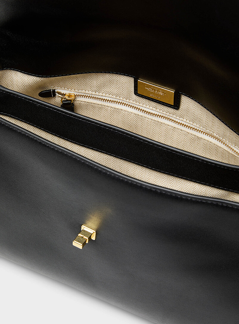 Farrah ebony leather shoulder bag product image 3