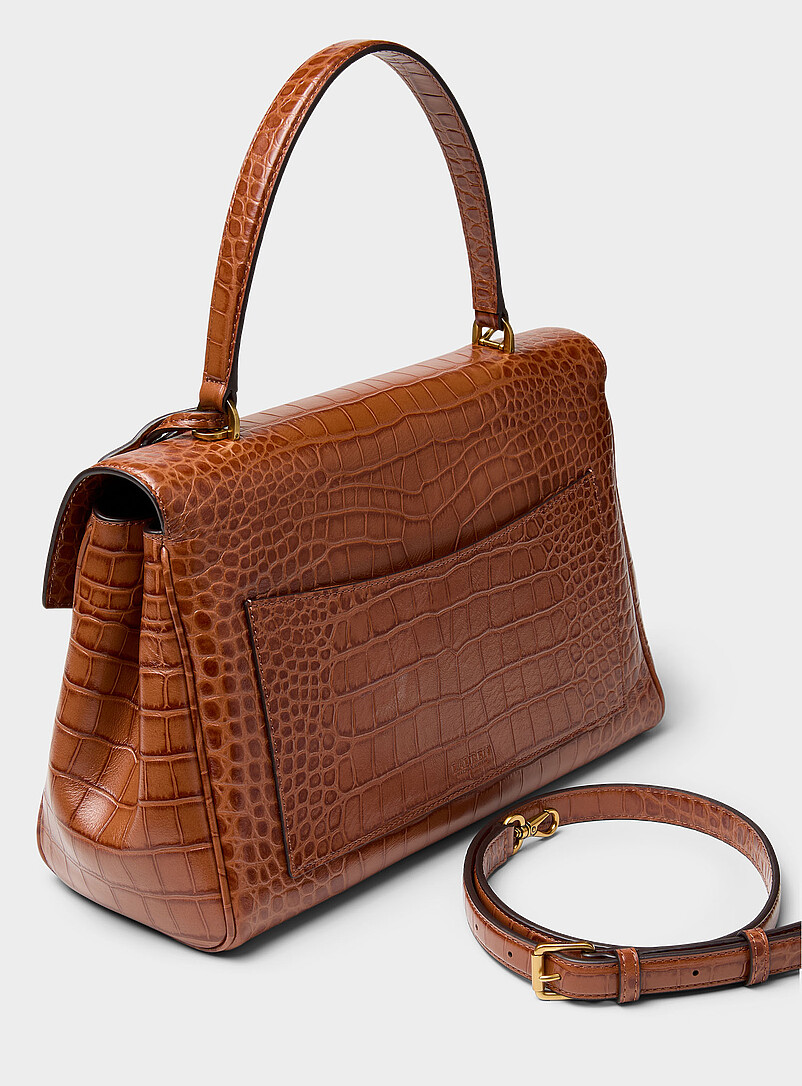 Farrah croc leather shoulder bag product image 2