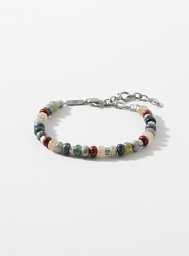 Le bracelet pierres naturelles color&eacute;es