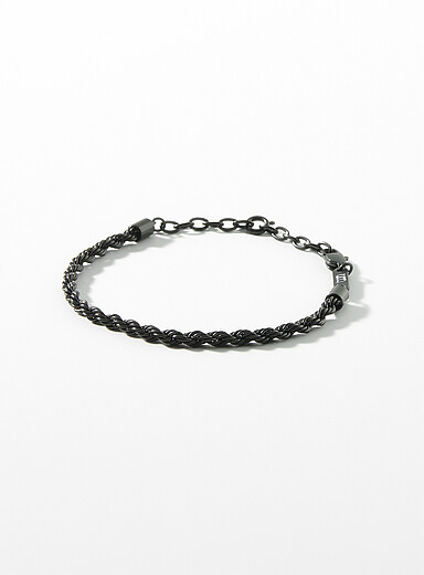Le bracelet monochrome cha&icirc;ne corde