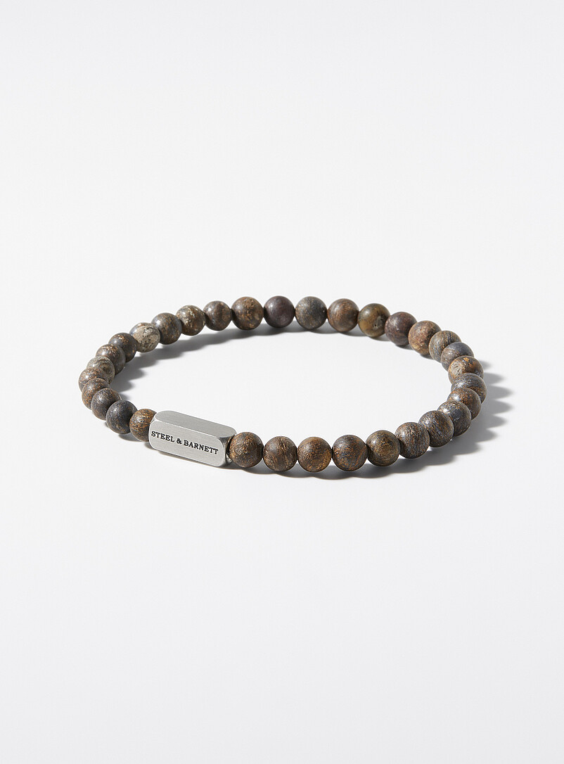 Natural Ned bronzite bracelet product image (primary)