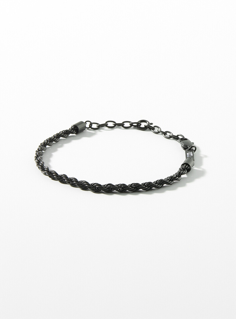 Cord Chain Monochrome Bracelet