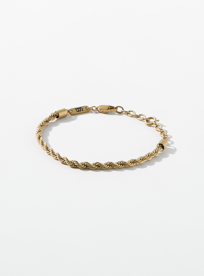 Cord chain monochrome bracelet product image (primary)