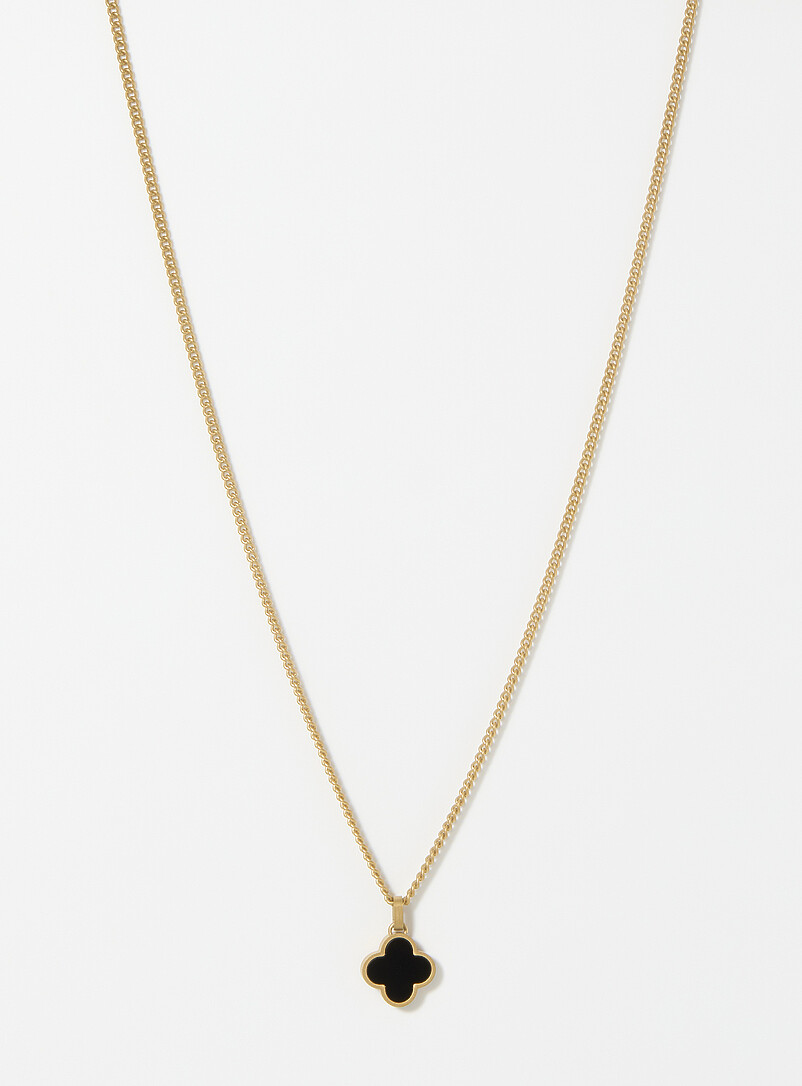 Natural Stone Geo Clover Necklace Available Exclusively At Simons