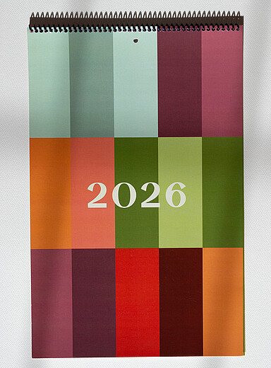 Le calendrier 2026 color&eacute;