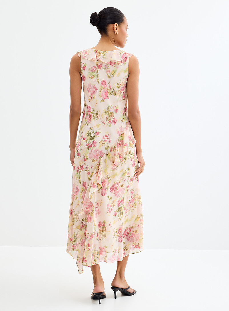 Blooming rose garden ruffled dress product image 3