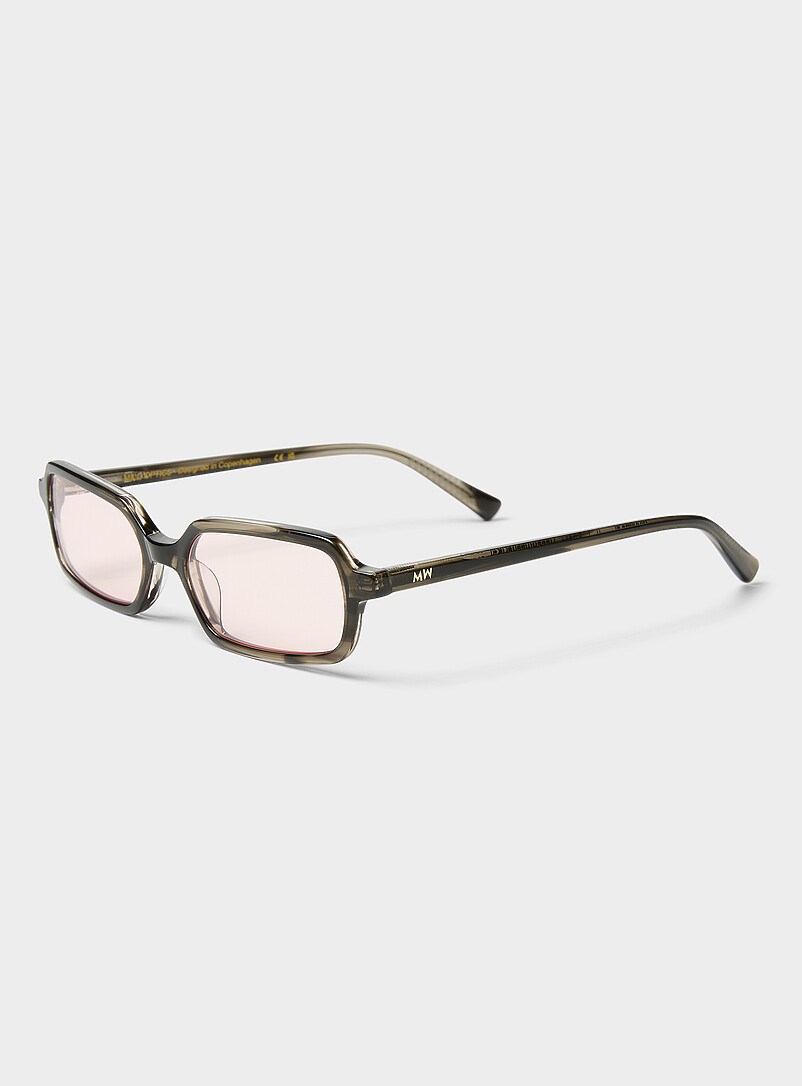 Milo narrow rectangular reading glasses Blue Light Blocking product image (primary)