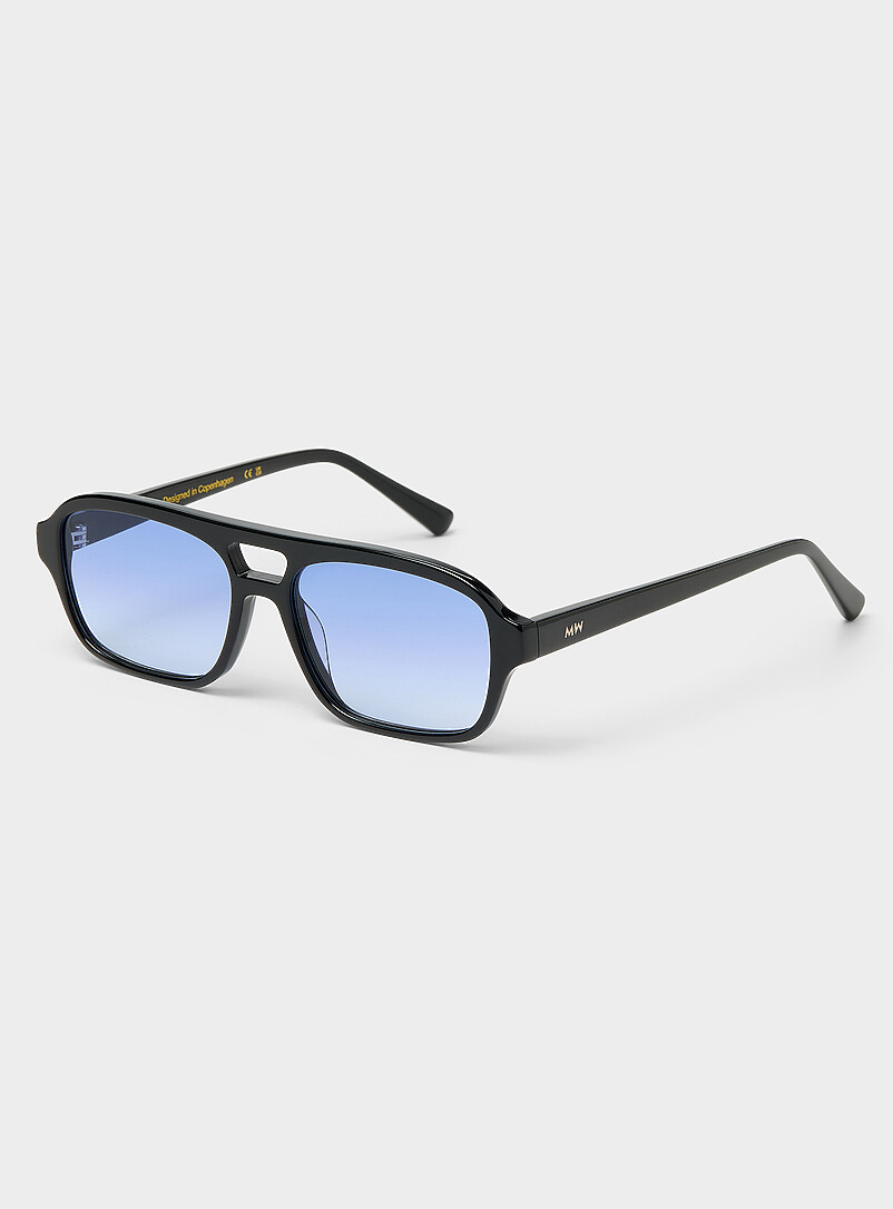 Burt rectangular double-bridge sunglasses product image (primary)