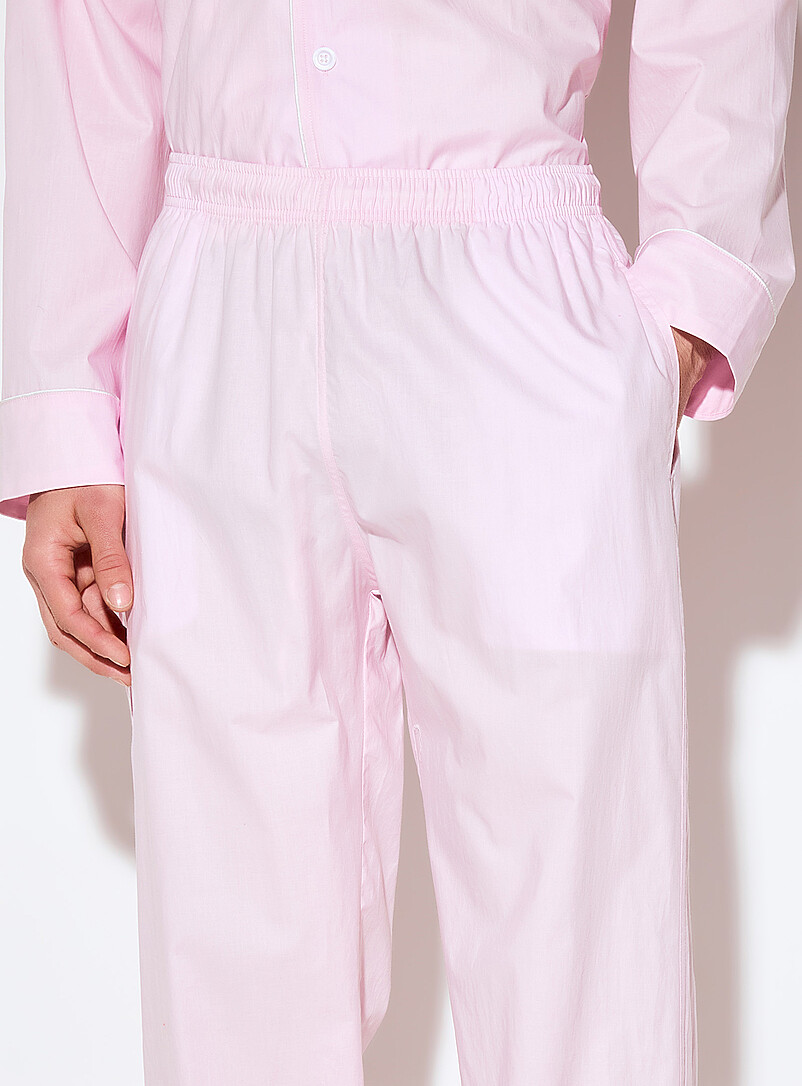 Light pink poplin pyjama pant product image 2