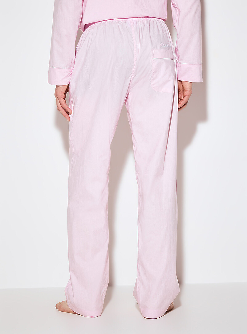 Light pink poplin pyjama pant product image 3