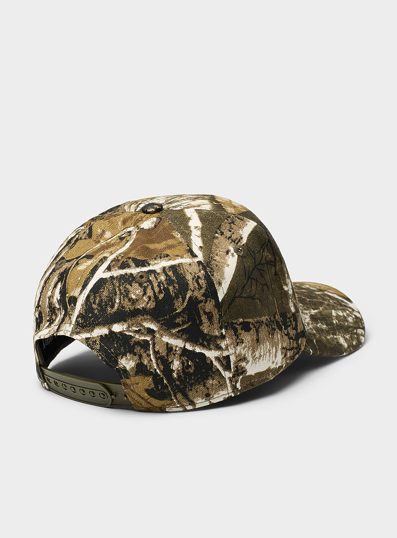 Country Liberty: La casquette camouflage logo rose Vert fonc&eacute; - Mousse pour femme