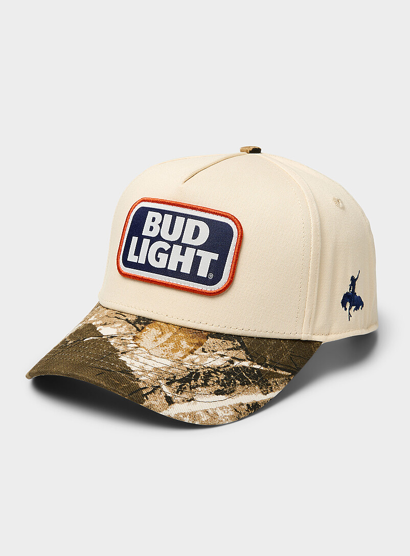 Bud Light logo camouflage cap product image (primary)