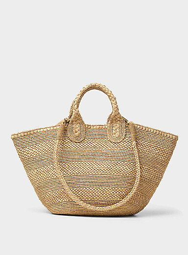 Le fourre-tout raphia crochet&eacute; Soma