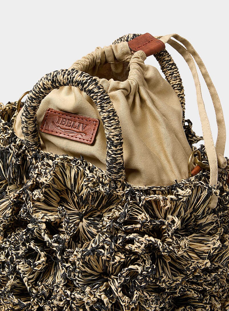 Coral reef small black and beige bag product image 3