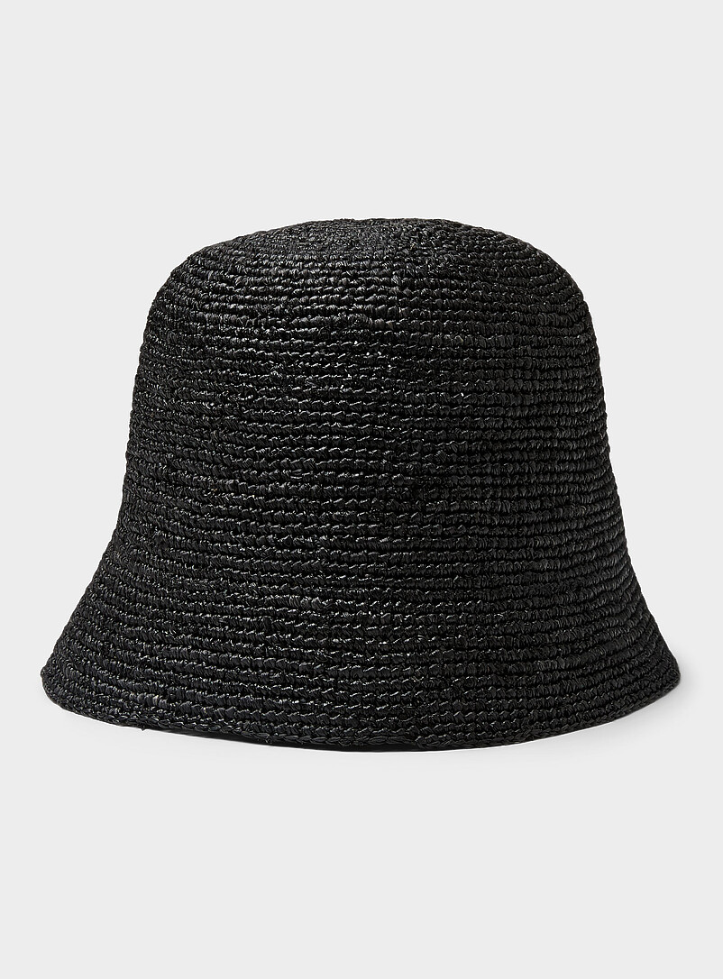 Andao natural raffia cloche product image (primary)