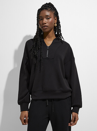 Sweat Demi-zip Maya Delorez Femme - Taille S, Compression, Idéal Pour L'équitation Ou Le Sport