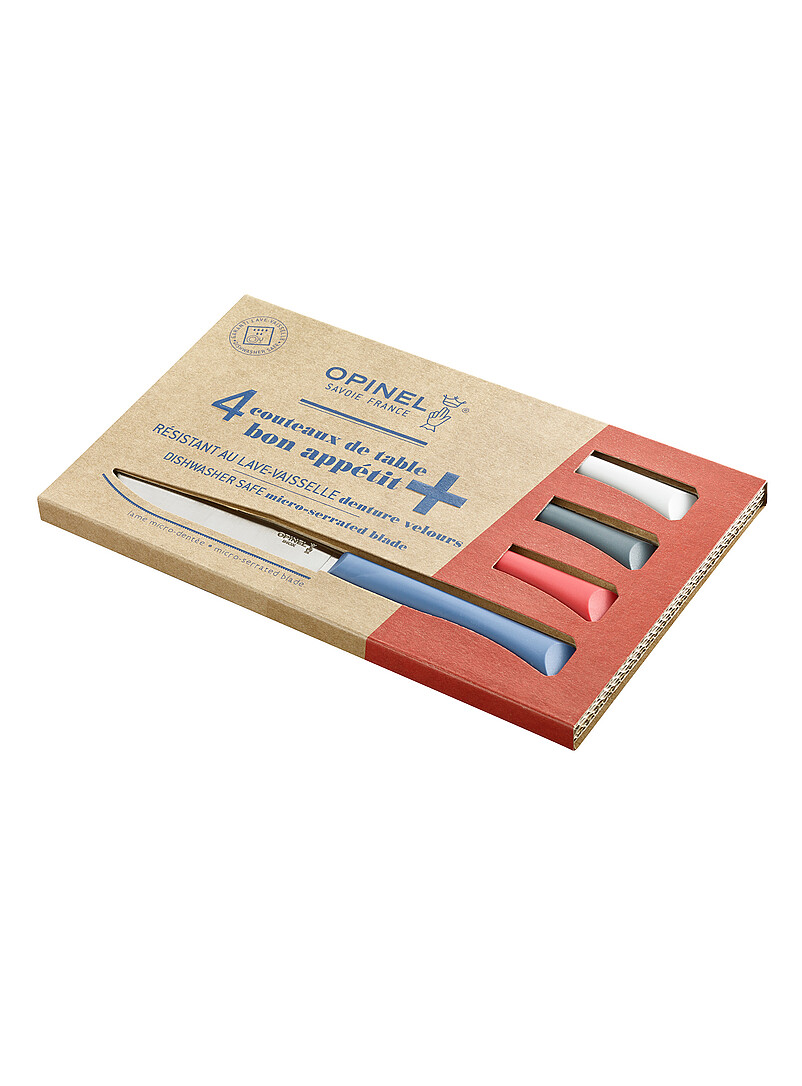Opinel Red Bon App&eacute;tit four-knife box set 4-piece set