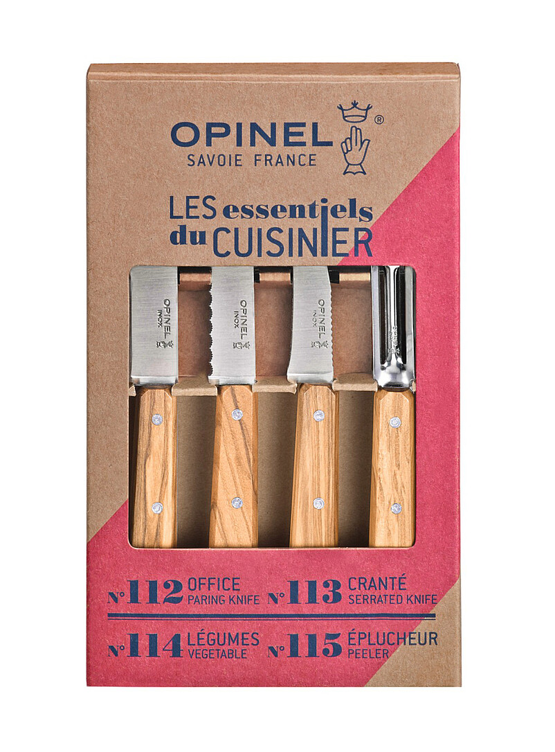 Essentials olive wood box set 4-piece set product image 3