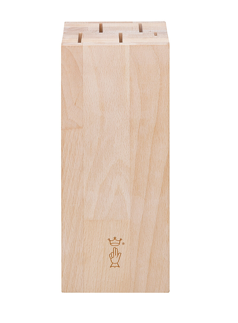 Parallèle bread beech wood block Set of 5 knives product image 3
