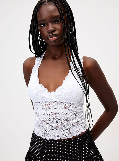 Lace racerback cami