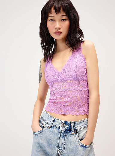 La camisole dos nageur dentelle