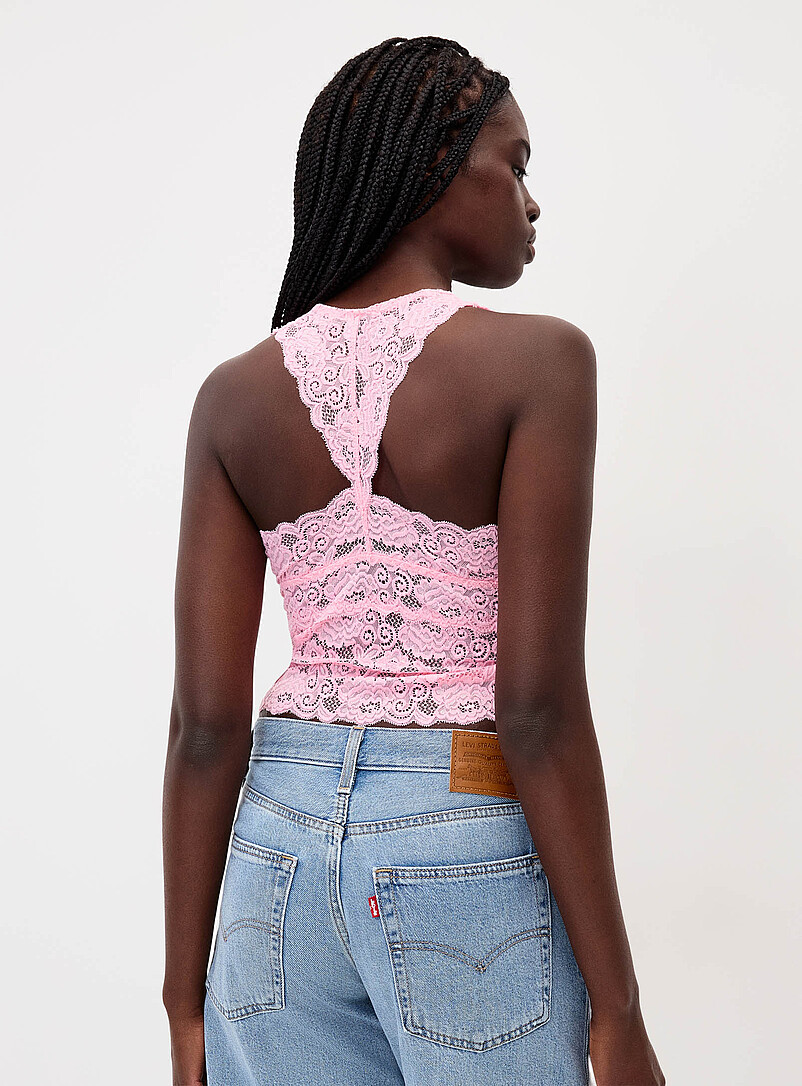 Twik Lilacs Lace racerback cami for women