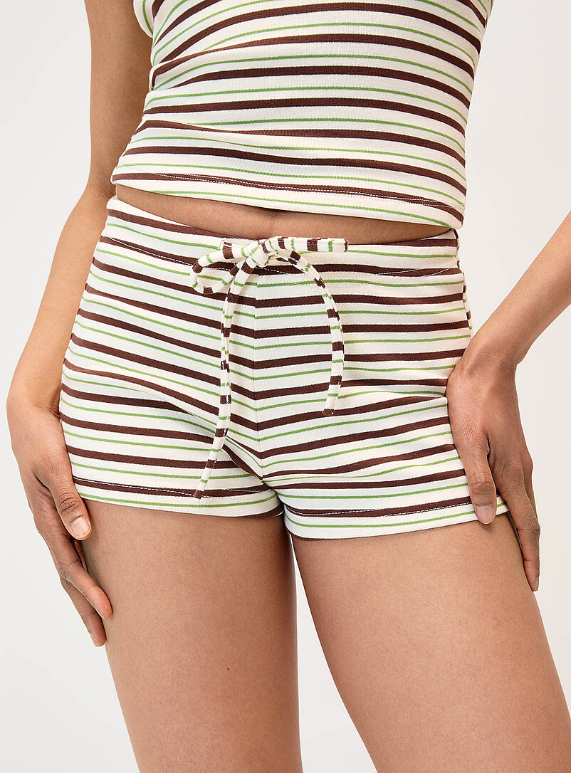 Mixed stripes micro-short product image 2