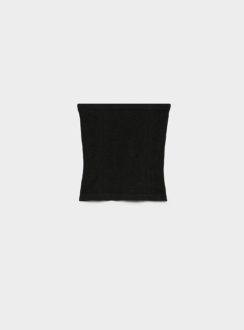 Textured Print Tube Top