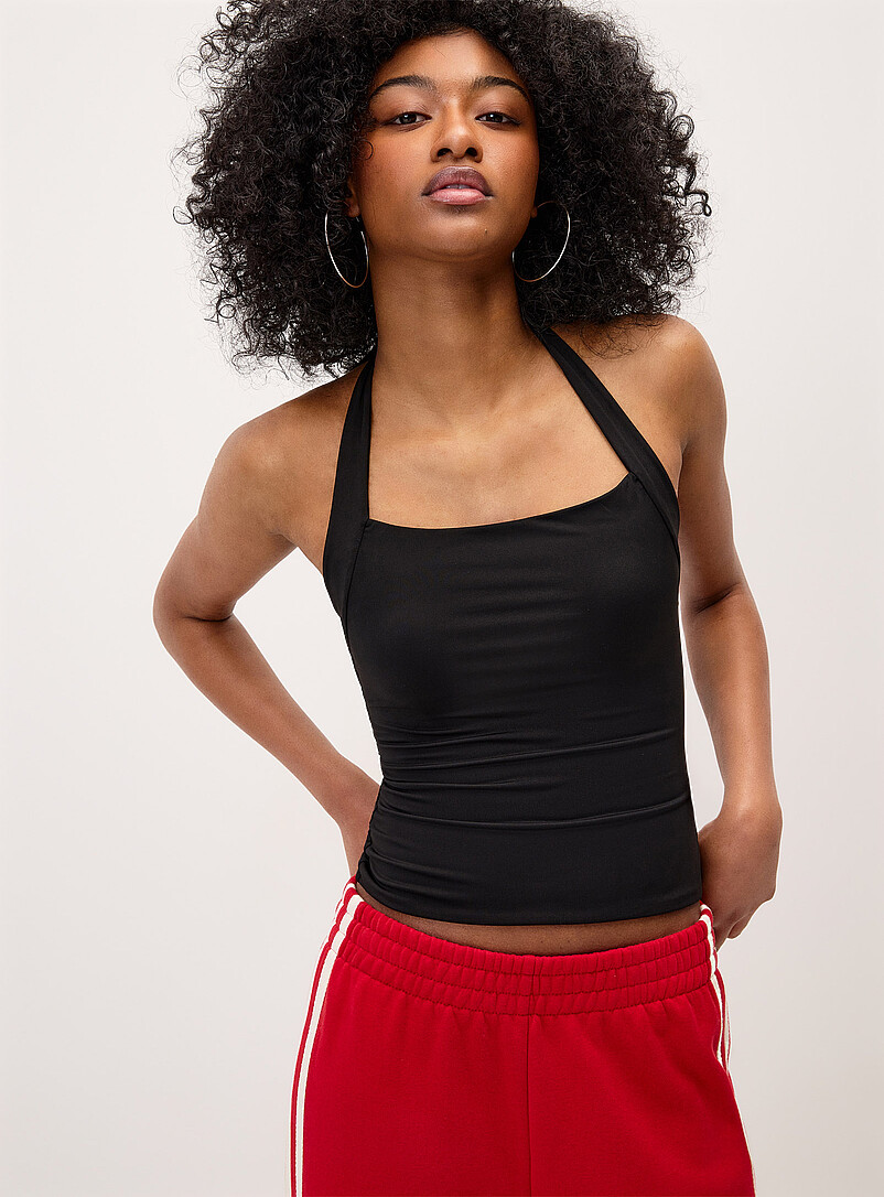 Halter Straps Microfibre Cami