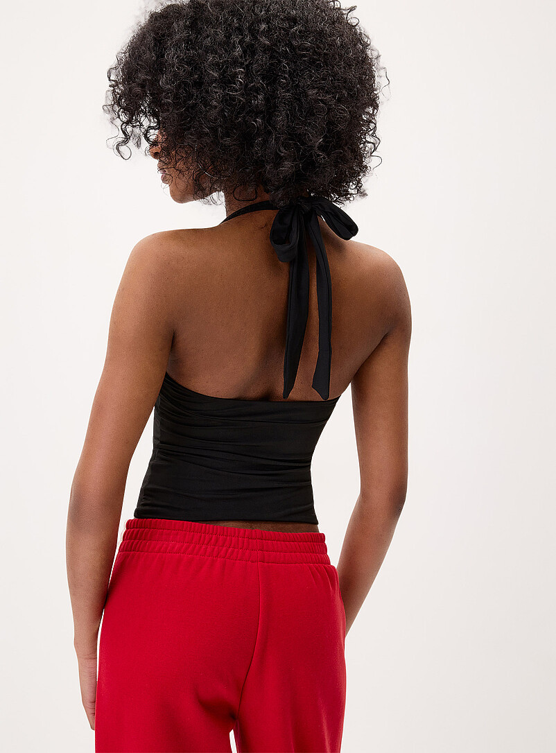 Halter straps microfibre cami product image 2