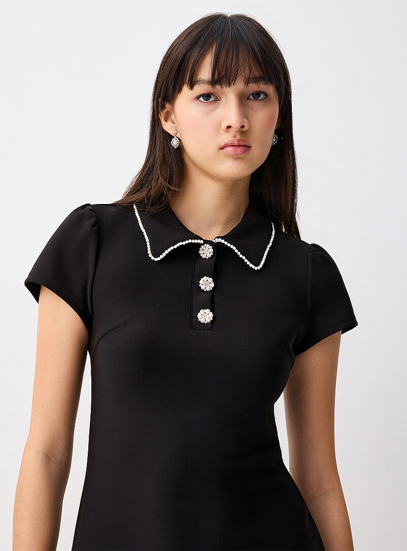 Jewels polo collar minidress product image 2