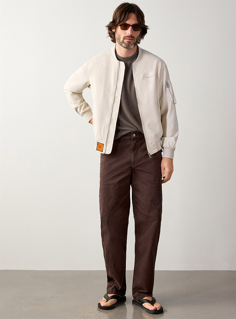 Millem Linen Bomber Jacket