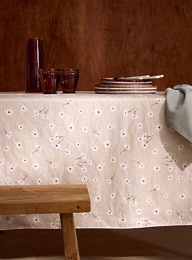 La nappe vinyle douces marguerites