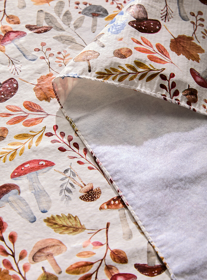 Forest mushrooms vinyl tablecloth product image 2