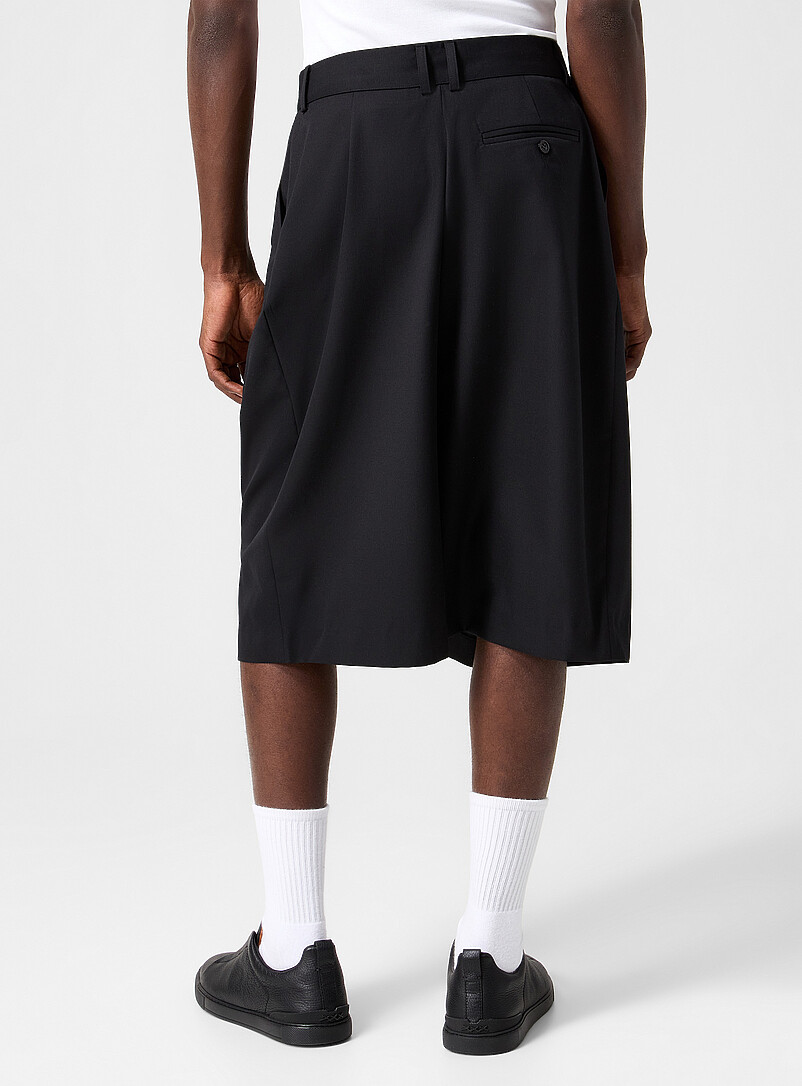 Logo arc pleated Bermuda short product image 3