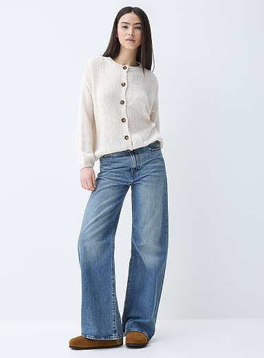 Le cardigan manches bouffantes