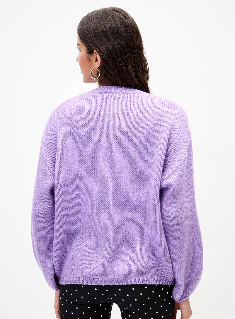 Twik: Le cardigan manches bouffantes Menthe pour femme