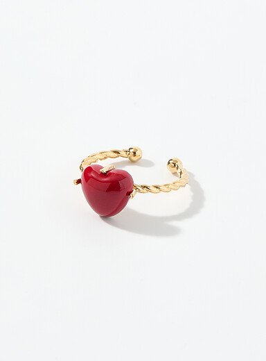 La bague c&oelig;ur Ch&eacute;rie Cherry