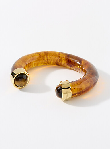 Tiger's eye cuff bracelet