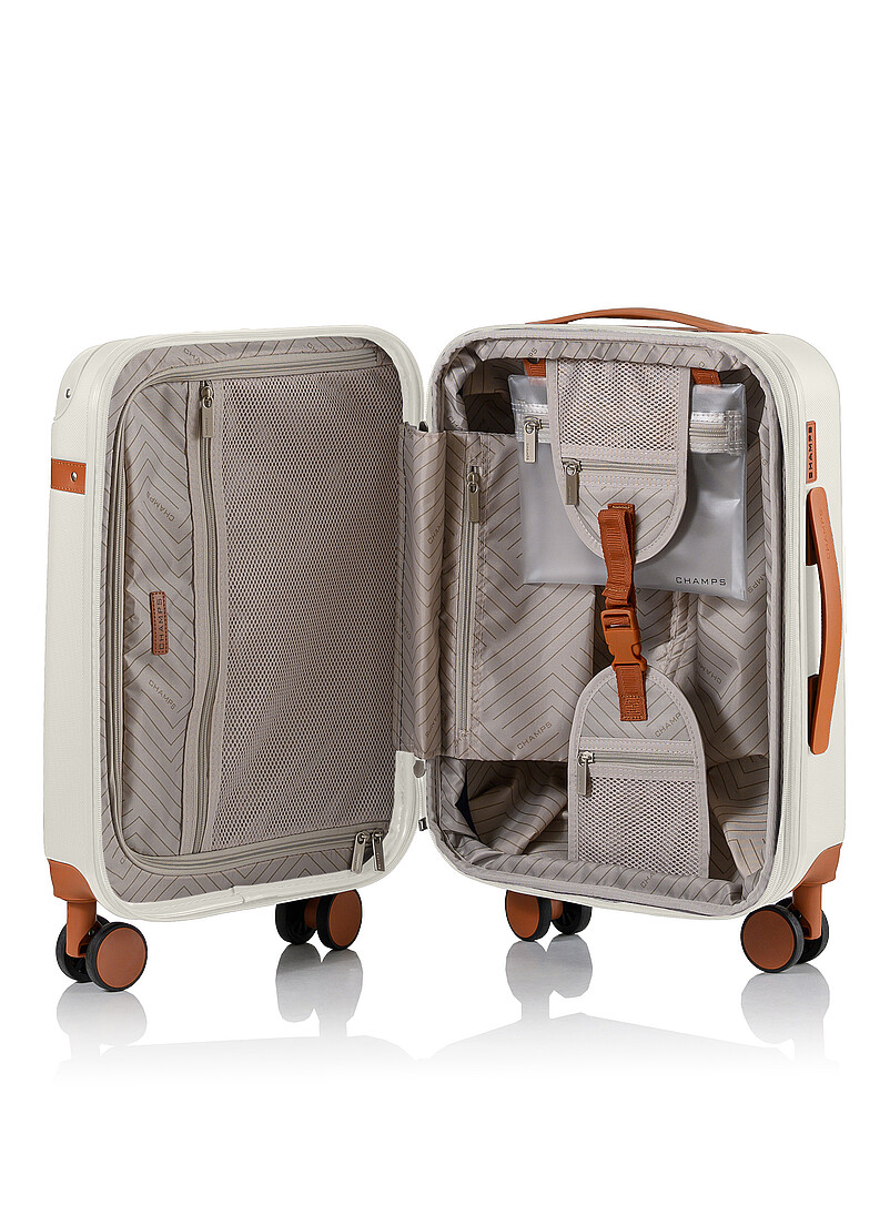 Champs luggage: L'ensemble de valises rigides Collection Vintage - Ens. de 2 Blanc cass&eacute;