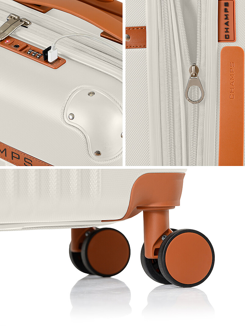 ルージュ&エルメジスティブルボックスセット Hardside luggage set Vintage collection - Set of 2 | Champs