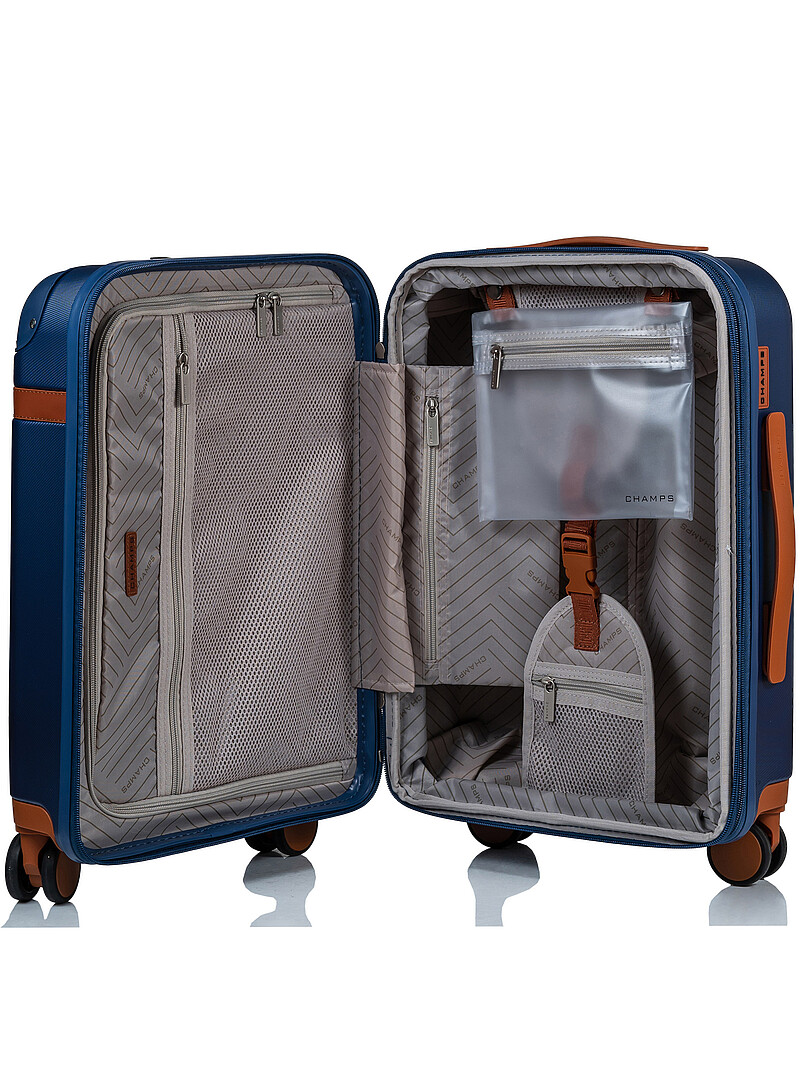 Champs luggage Black Hardside luggage set Vintage collection - Set of 2