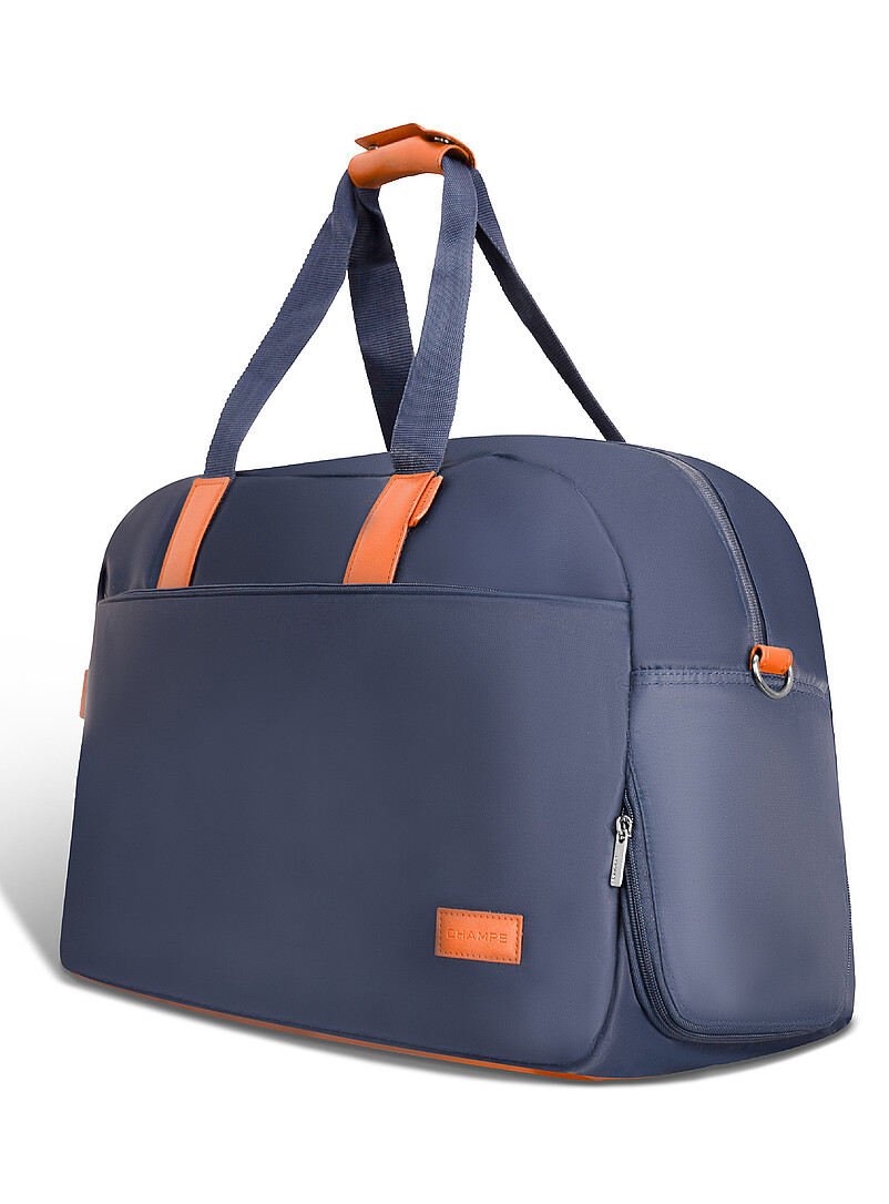 Champs luggage Indigo/Dark Blue Weekender travel bag Vintage collection